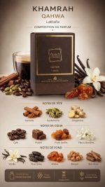 Khamrah Qahwa par Lattafa – Eau de Parfum 50ml | L'Essence Envoûtante du Café et de l'Orient – Image 2