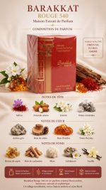 Barakkat Rouge 540 – Extrait de Parfum 100ml | L'Éclat d'une Fragrance Royale et Ambrée – Image 2